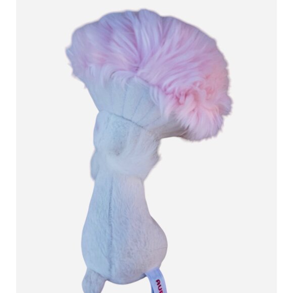 Aurora Fungi Friends Mushroom Plus Toy W/ Pink Fluffy Cap & White Body HTF 10" - Picture 2 of 9